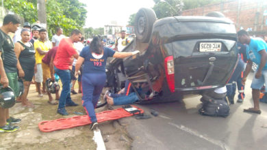 Acidente na Avenida Edson Brandão - foto divulgação