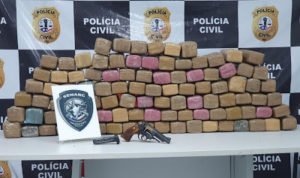 100Kg de droga apreendido pela policia