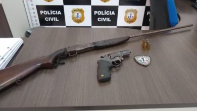 Armas apreendidas