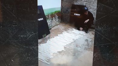 Explosivos encontrado pela policia