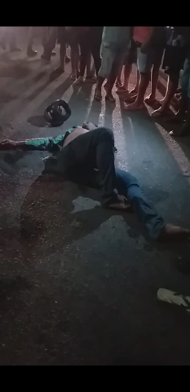Homem após ser baleado