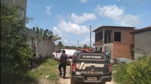 Policia no local do crime
