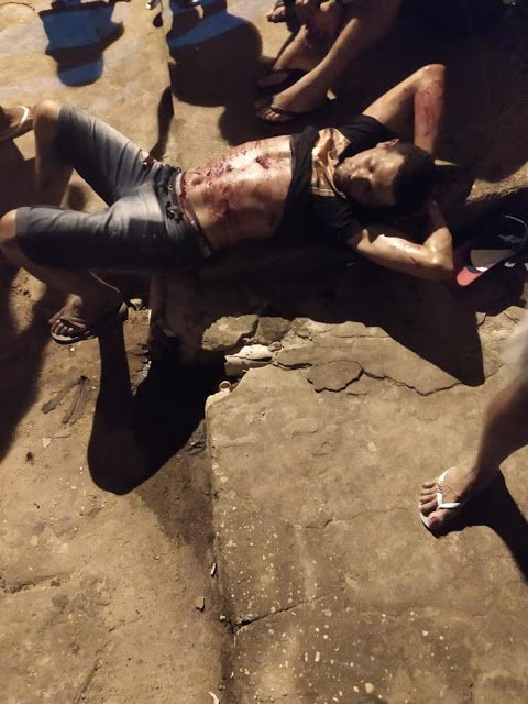 Homem baleado