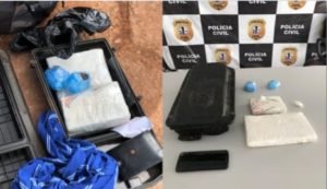 2 kg apreendido pela polícia