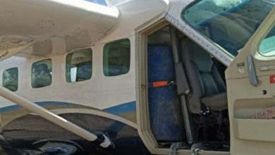 Aeronave foi apreendida