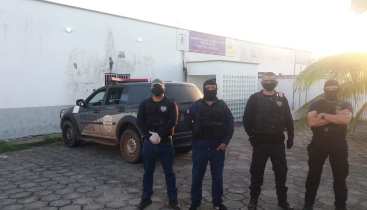 Agentes da Polícia Civil que participaram da operação