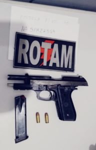 Arma apreendida pela Polícia