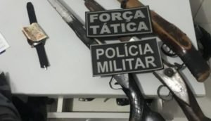 Armas de fogo usadas no crime