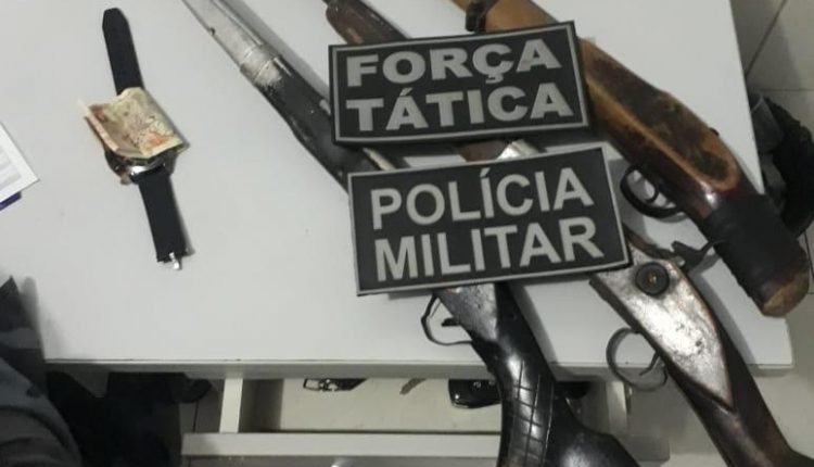 Armas de fogo usadas no crime