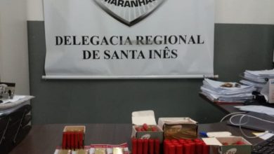 Diversas munições apreendidas pela polícia