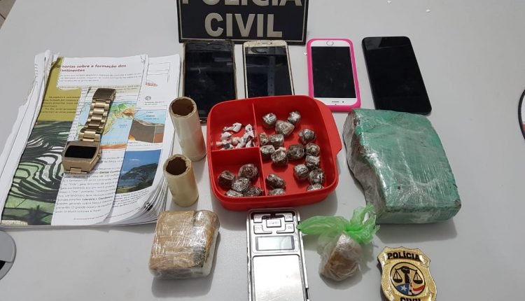 Droga apreendida pela Polícia Civil durante operação