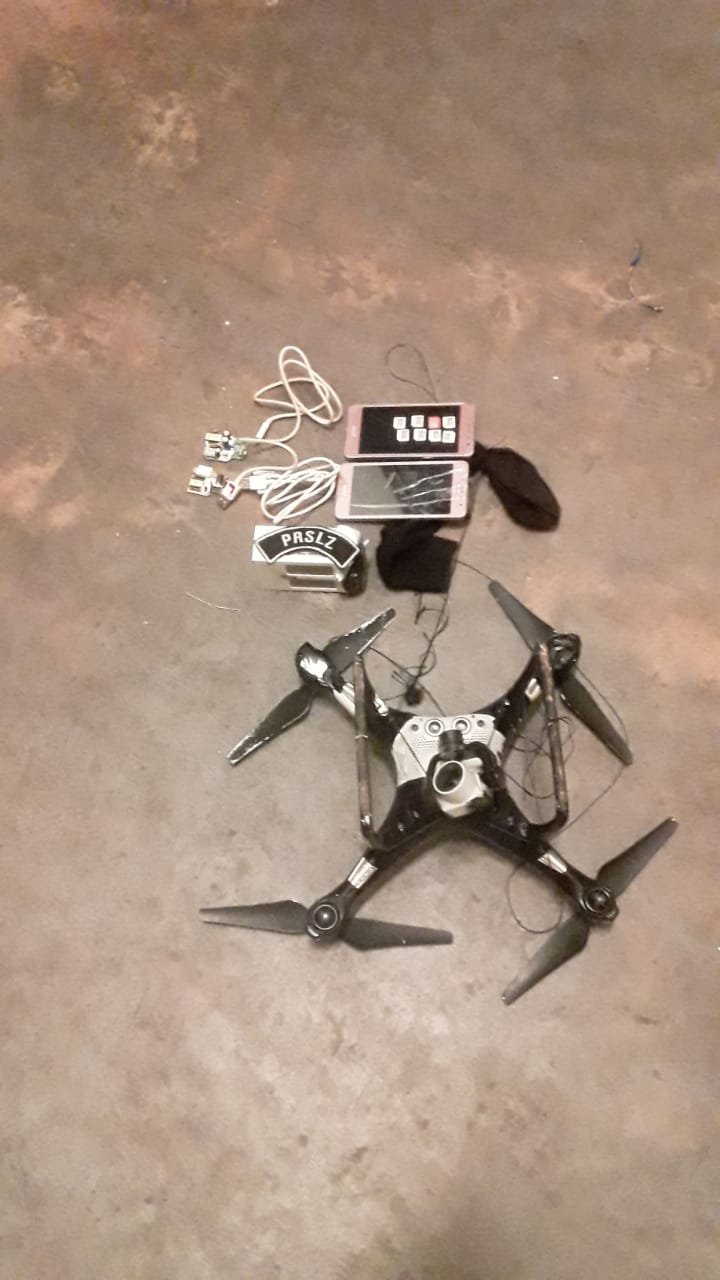 Drone e celulares apreendidos em Pedrinhas