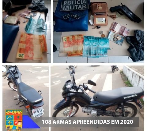 Material apreendido com o suspeito