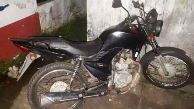 Motocicleta apreendida