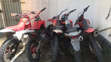 Motocicletas apreendidas