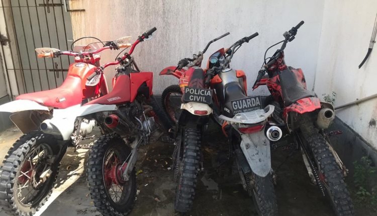 Motocicletas apreendidas