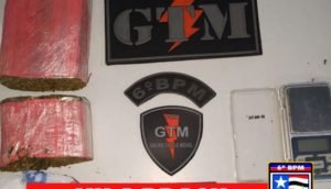 1 kg maconha em barra