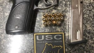 2ª USC apreende arma de fogo