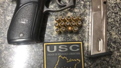 2ª USC apreende arma de fogo