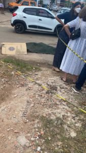 Área foi isolada pela polícia