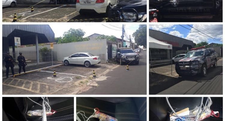 Ações dos policias na agência bancáriaAções dos policias na agência bancária