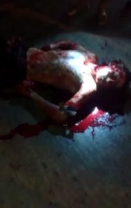 Assaltante foi baleado e linchado