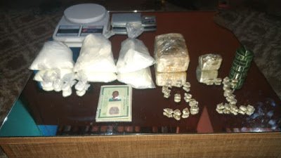 Cocaína e Maconha apreendidos foram avaliados em R$ 50 mil