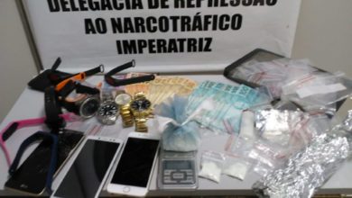Drogas e material para embalagem