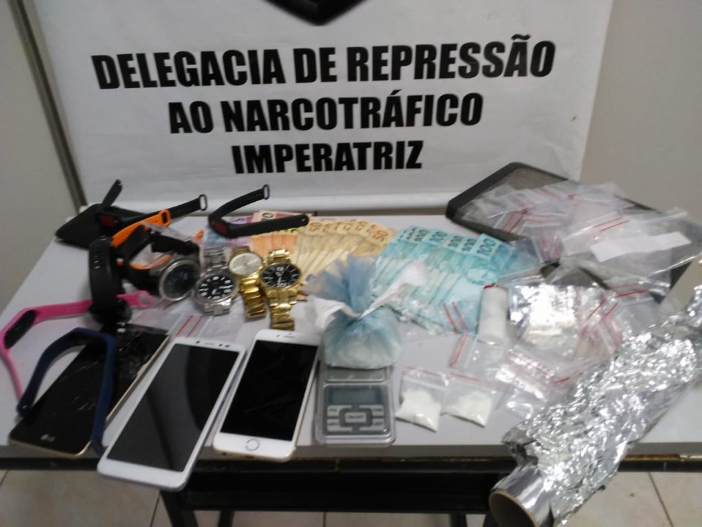 Drogas e material para embalagem