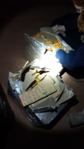Maconha foi encontrada em caixas