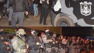 Policiais em atuação