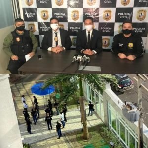 Polícia Civil na ação da Pirâmide financeira