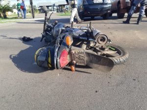 Polícia esteve no local.