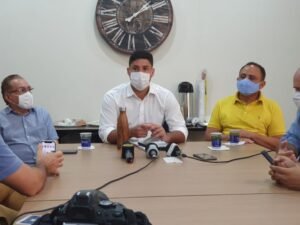 Coletiva de imprensa na sede do PSDB de São Luís