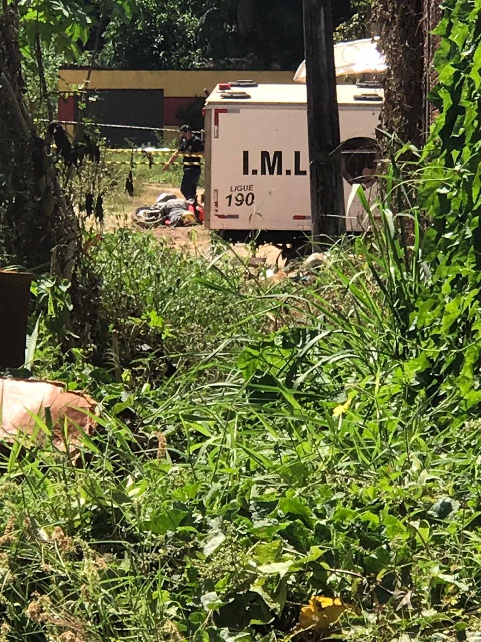 IML realizou a remoção do corpo