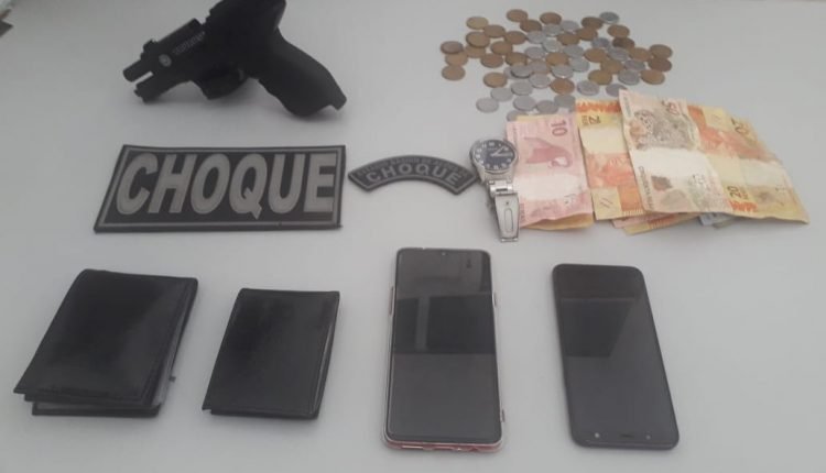 Material recuperada pela Guarnição do Choque