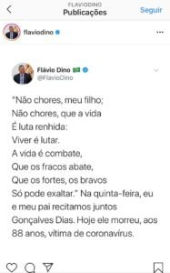 Mensagem do governador