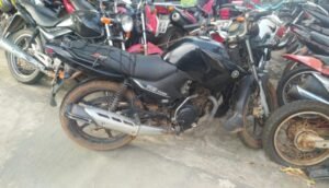 Motocicleta roubada, recuperada pelo PM