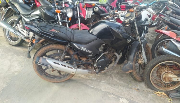Motocicleta roubada, recuperada pelo PM