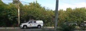 Polícias Militar e Civil no local