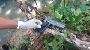 Simulacro de arma de fogo