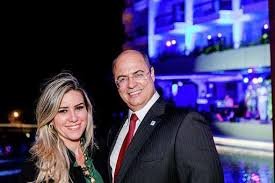 Wilson e a esposa