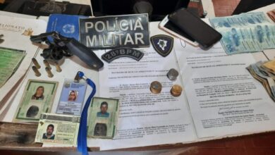 Documentos apreendidos