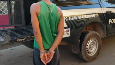 Homem acusado de roubo foi preso (foto da PCMA)