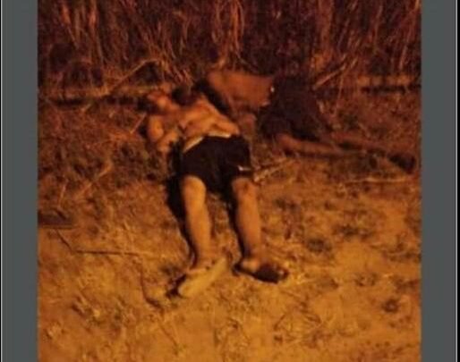 Os adolescentes foram encontrados baleados próximo a escola Caíque