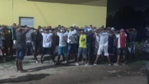 Revista realizada pela polícia