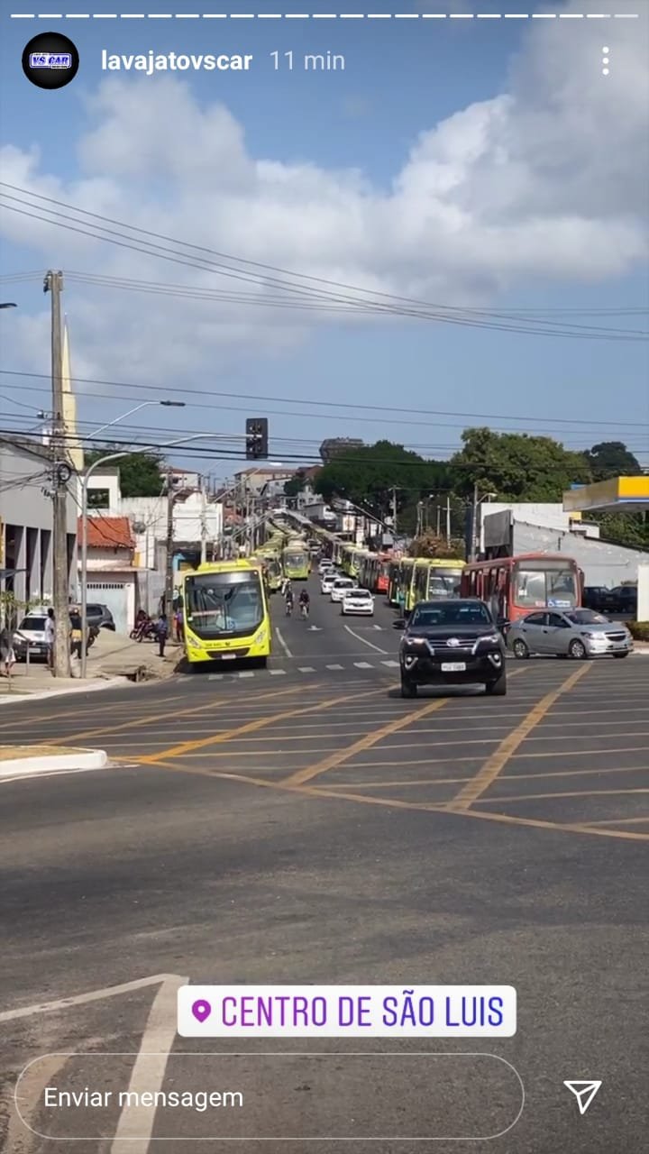 Rodoviários paralisam atividades em São Luís