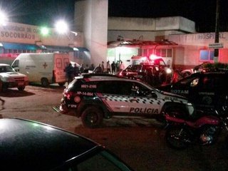 Sargento foi encaminhado ao Socorrão II ( Foto divulgação)