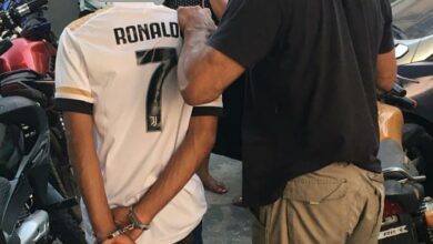 Suspeito de roubo a veículos (divulgação PCMA)