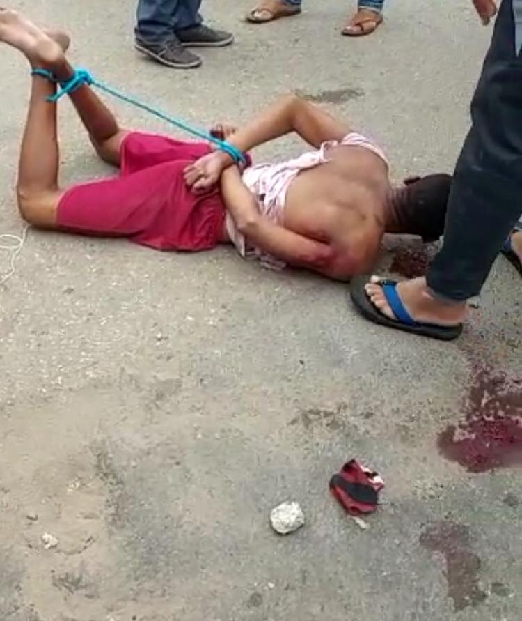 Suspeito foi preso com cordas